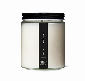 TOBACCO + PINE // 6 OZ SOY CANDLE